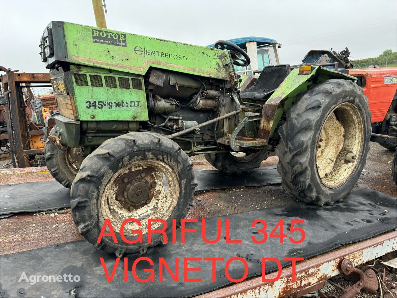 máy kéo bánh lốp Agrico AGRIFUL 345 VIGNETO DT