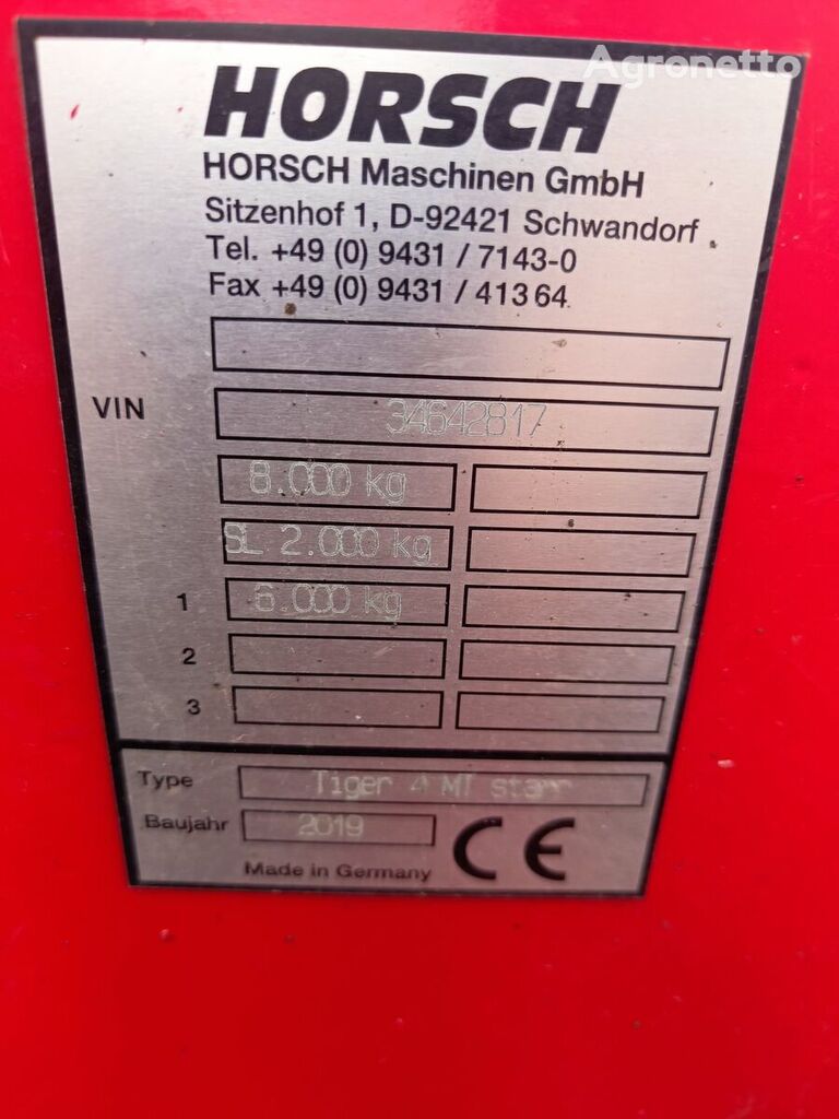 máy xới Horsch TIGER 4 MT STARR