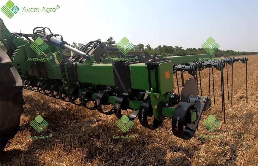 máy xới đất tạo luống gieo hạt Spring harrow heavy Green Ray 7.5 m WTD mới