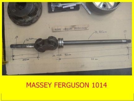 bán trục dành cho máy kéo bánh lốp Massey Ferguson 1014