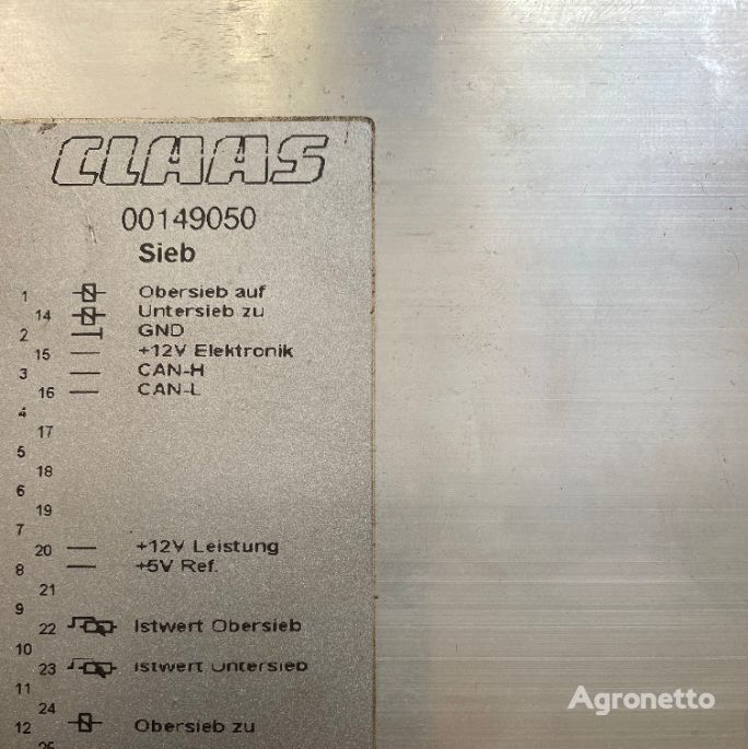 SIEB Claas 00149050 dành cho máy gặt đập liên hợp